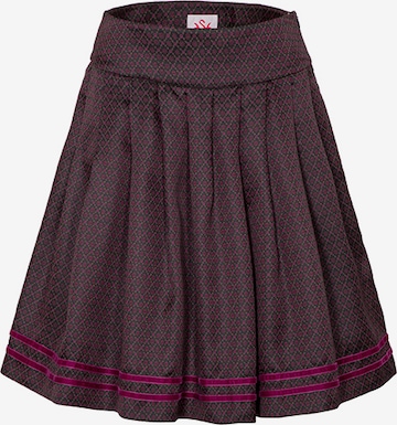 SPIETH & WENSKY Traditional Skirt in Brown: front