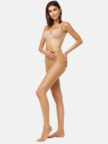 Nur Die Fine tights ' Goodbye Laufmaschen Energy 20 DEN ' in Beige