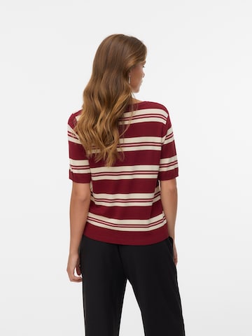 VERO MODA Pullover 'VMCARMELIA' in Rot
