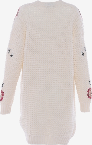 faina Knit Cardigan in White