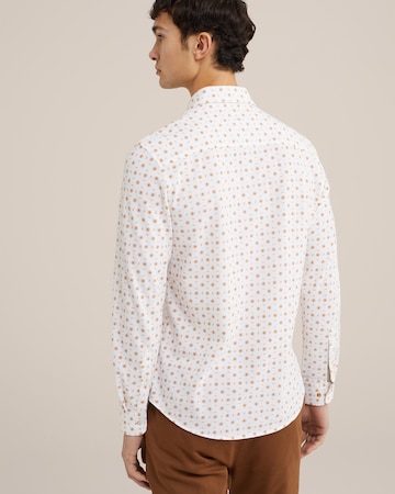 WE Fashion Regular fit Button Up Shirt in White