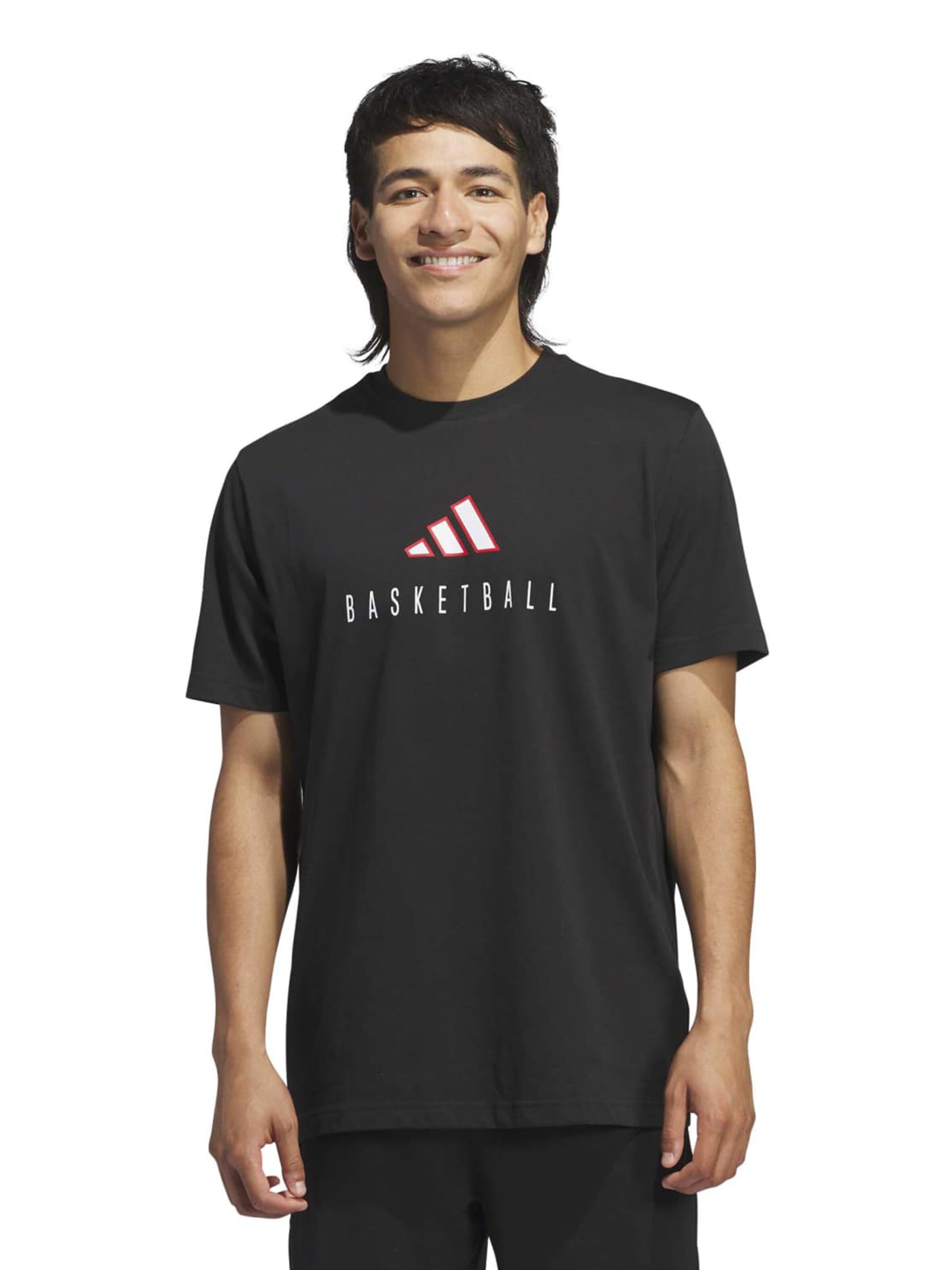 ADIDAS SPORTSWEAR - Camiseta funcional en negro: frente