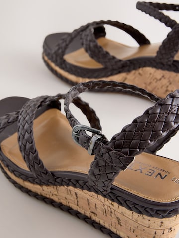 Next Sandaal 'Forever Comfort' in Bruin