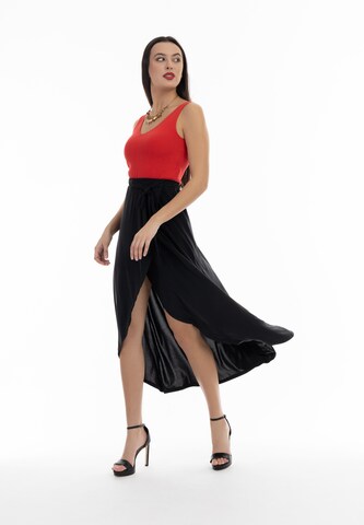 faina Knitted Top in Red
