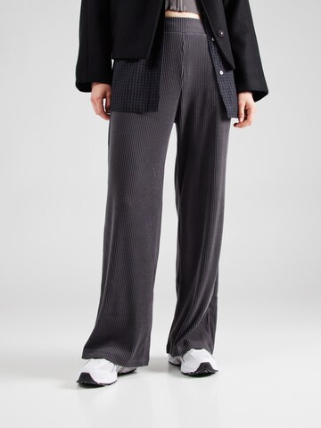 Abercrombie & Fitch Wide Leg Hose in Grau: Vorderseite