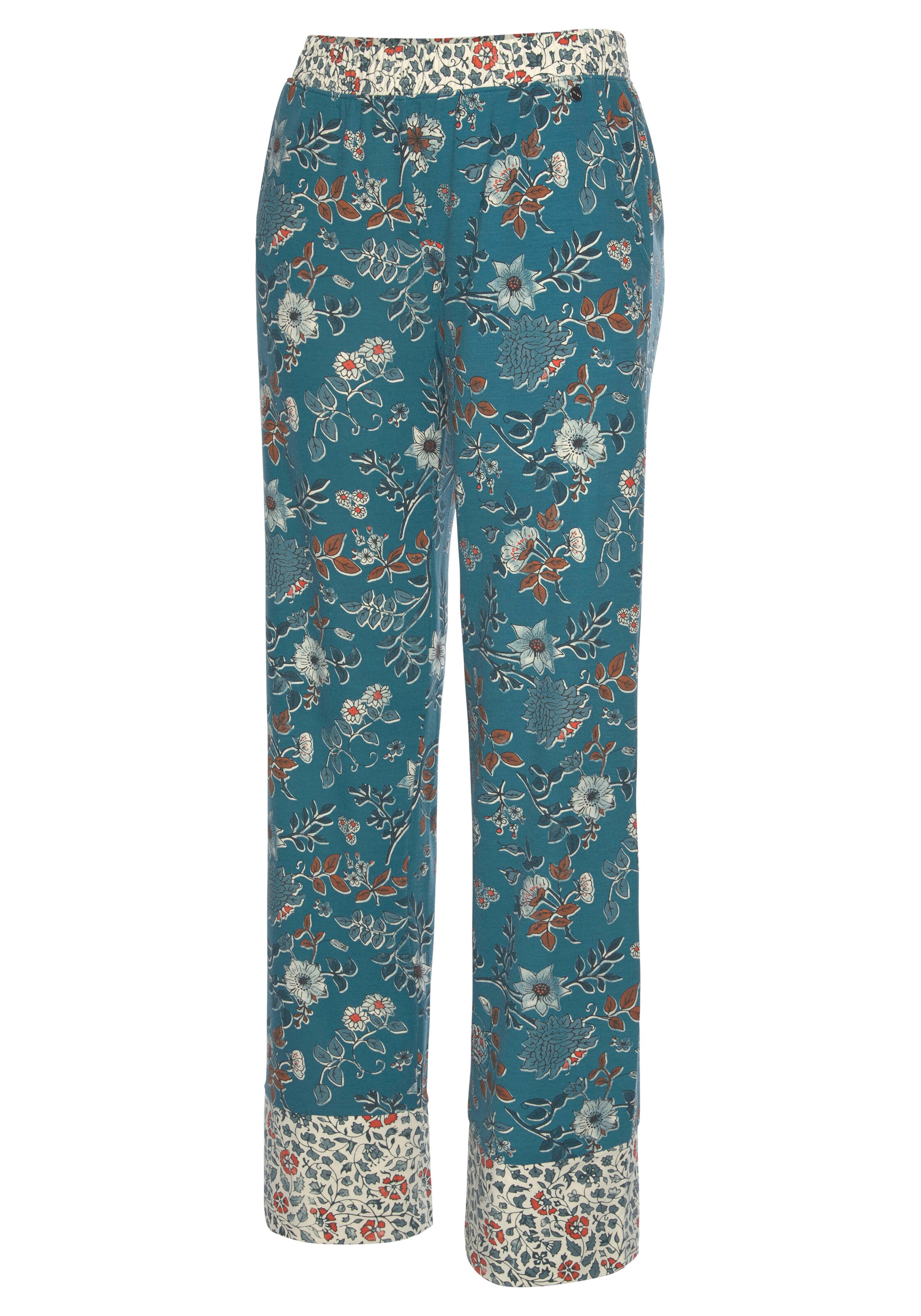 LASCANA Pajama Pants in Green