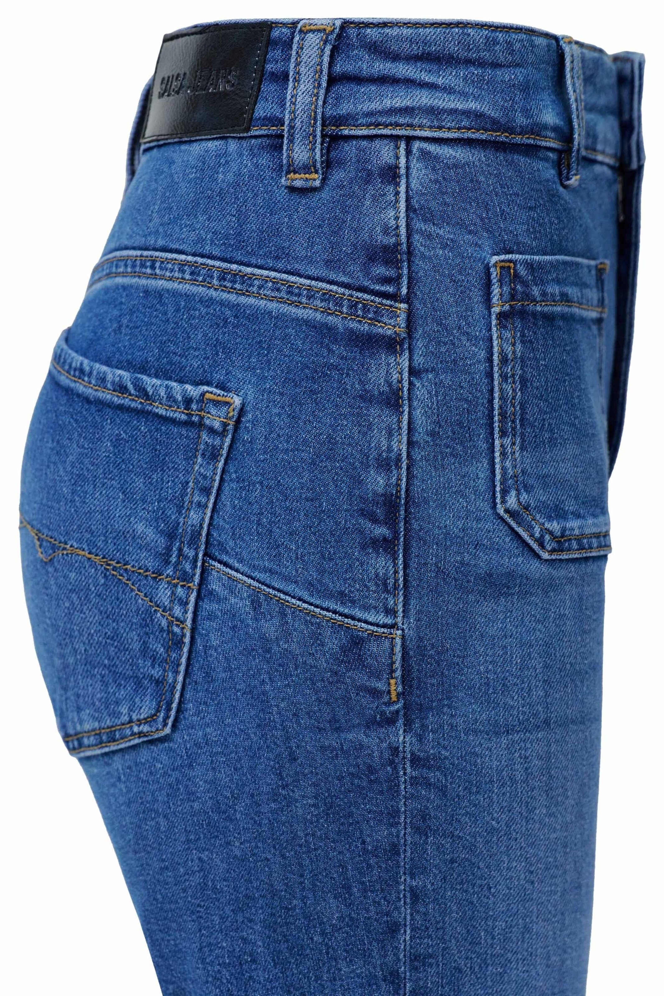 Salsa Jeans Flared Jeans 'Faith' in Blauw