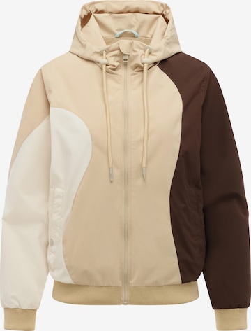 Veste outdoor 'Oggie Block' Ragwear en beige : devant