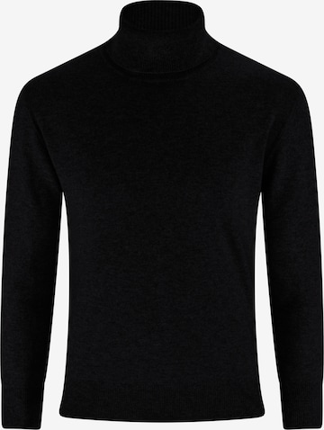 CASH-MERE.CH Kaschmir Pullover in Schwarz: Vorderseite