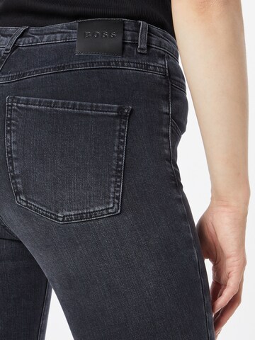 BOSS Orange Skinny Jeans 'SKINNY CROP 1.2' in Zwart