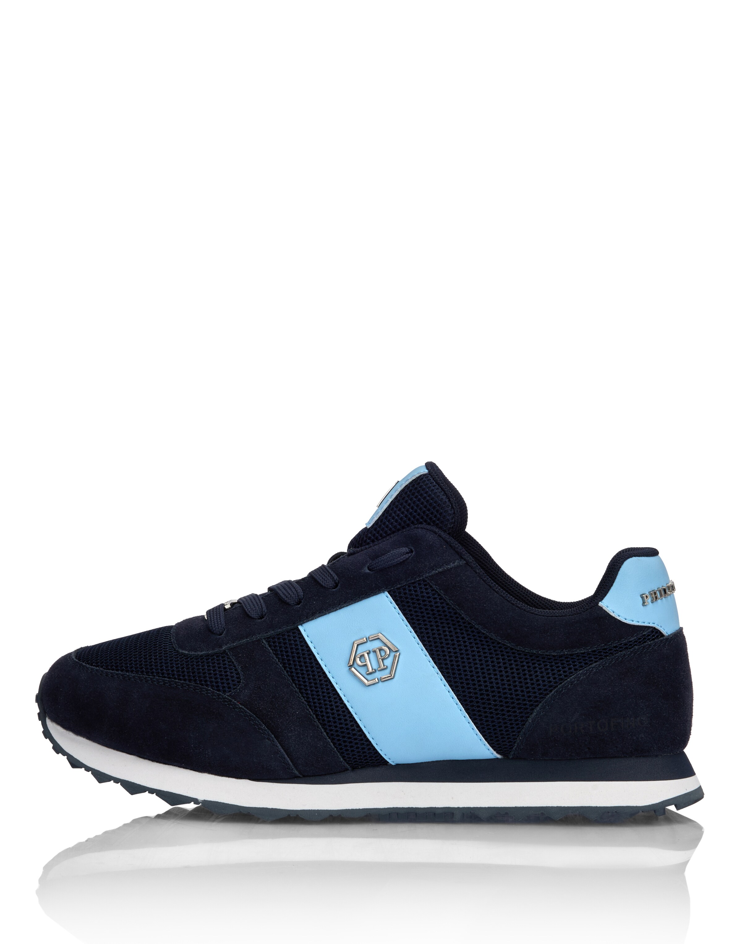 Philipp Plein Sneakers 'Hexagon' in Navy / Light blue, Item view