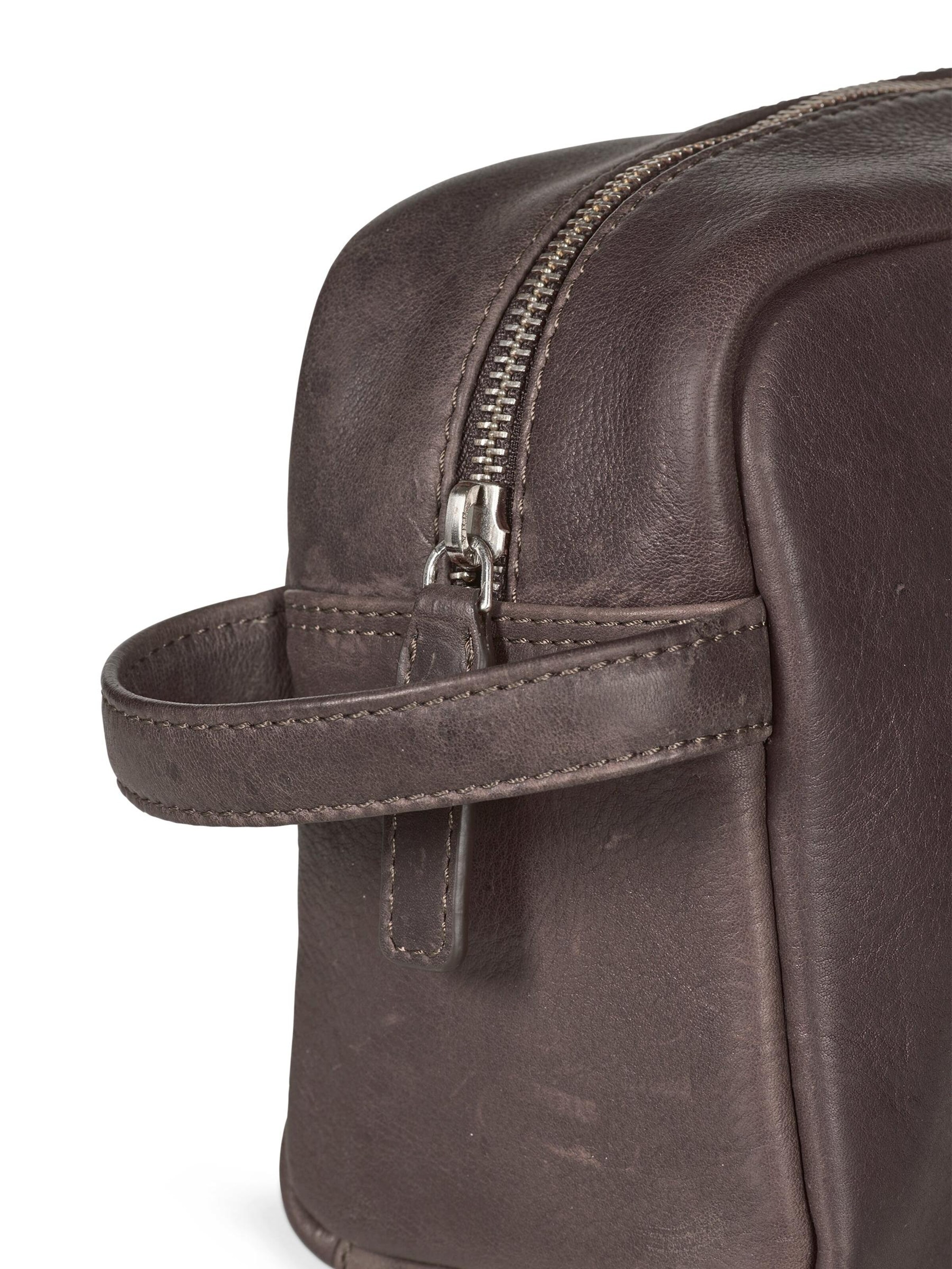Nécessaire 'Howard Washbag Easton Dark Brown' di Howard London in marrone