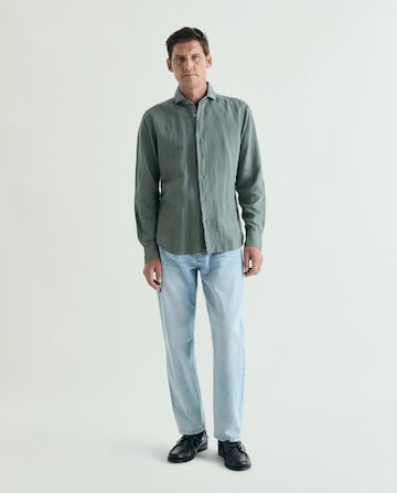 Regular fit Camicia ' ' di Scalpers in verde: frontale