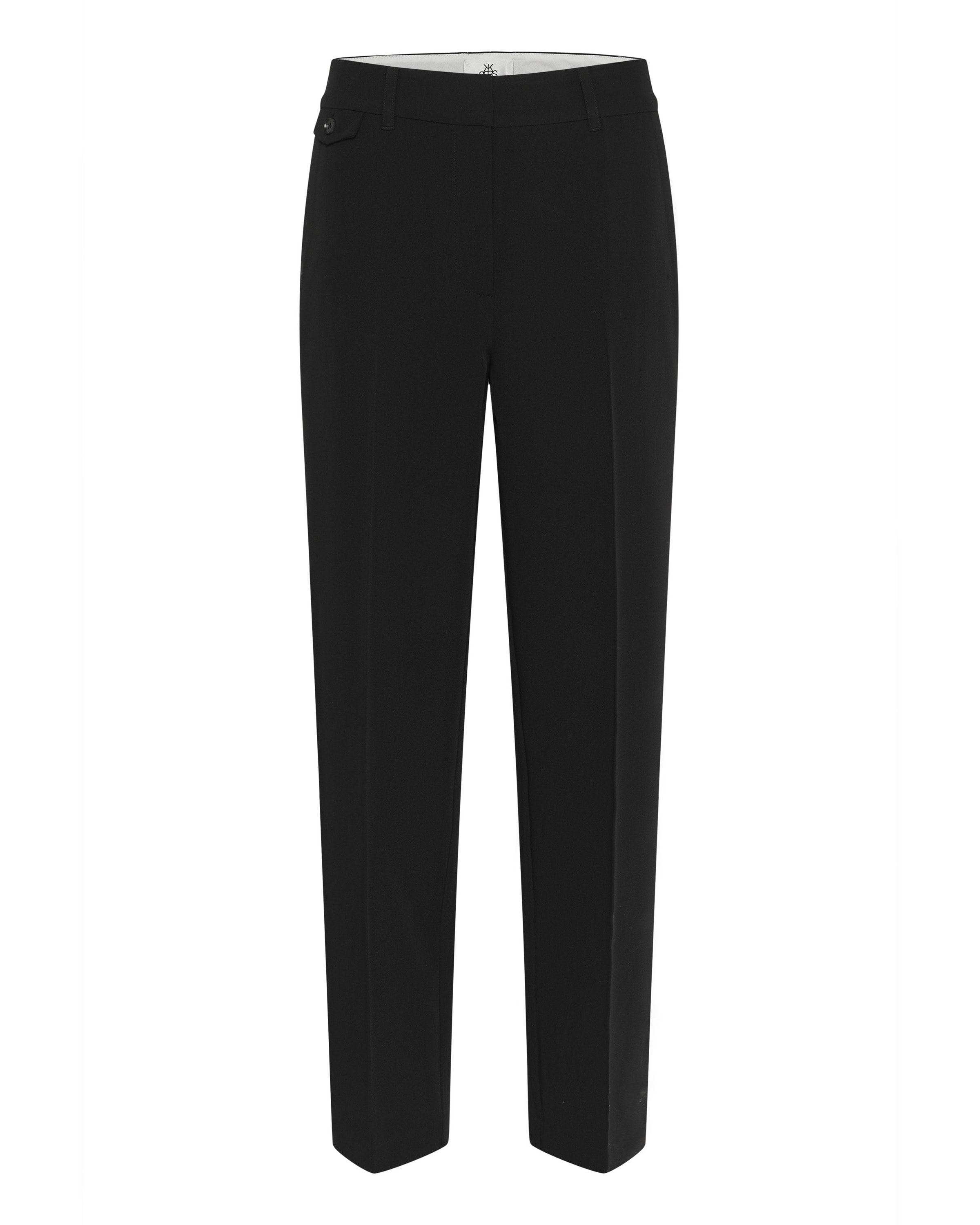 KAREN BY SIMONSEN Regular Pleated Pants 'KBRo' in Black: front
