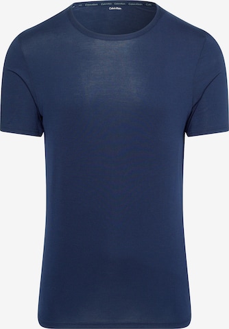 T-Shirt Calvin Klein Underwear en bleu : devant