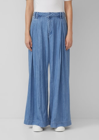 s.Oliver Wide leg Jeans in Blauw: voorkant