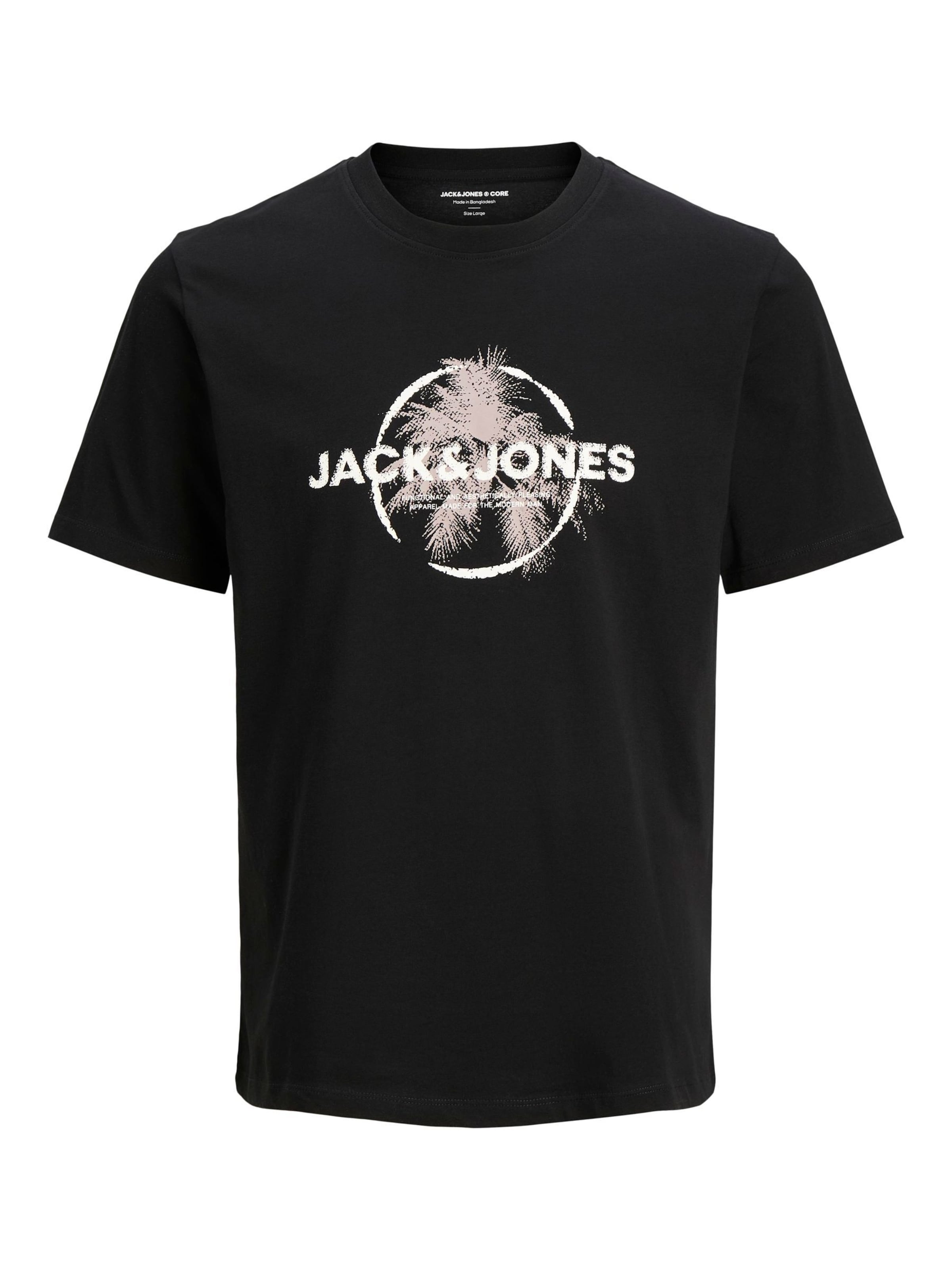JACK & JONES Shirt in Black: front