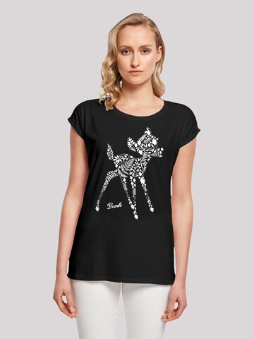 T-shirt 'Disney' F4NT4STIC en noir : devant