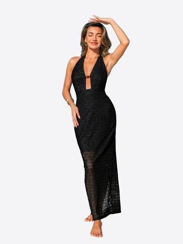 Cupshe Summer Dress 'Maxi' in Black: front