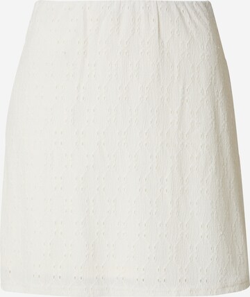 PIECES - Falda 'ADELYN' en blanco: frente