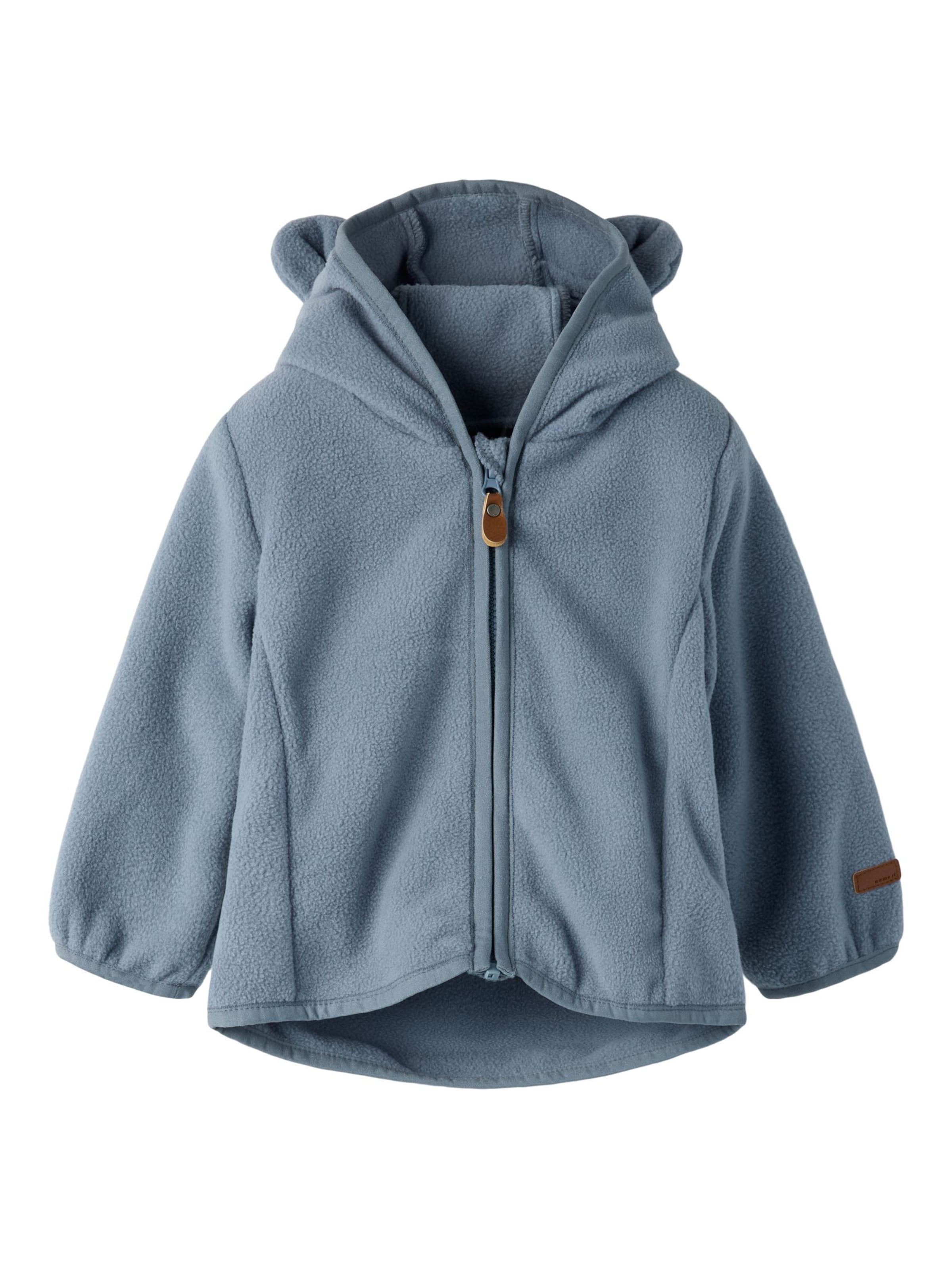 Giacca di pile 'NBNMeeko' di NAME IT in grigio: frontale