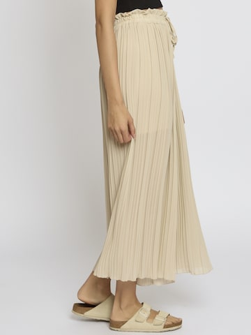 Lilavie Wide leg Broek 'Kimm' in Beige