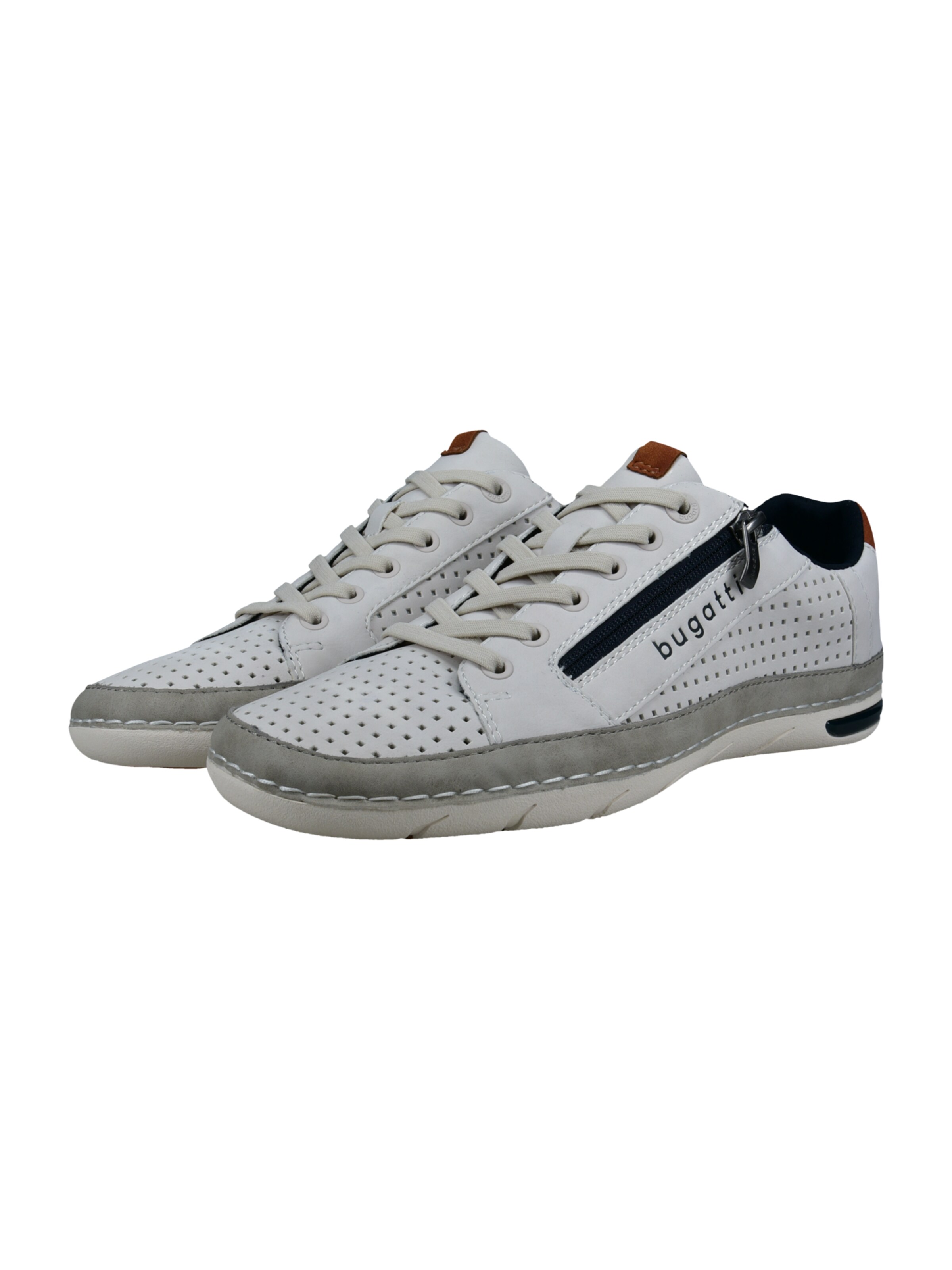 bugatti Athletic lace-up shoe in White