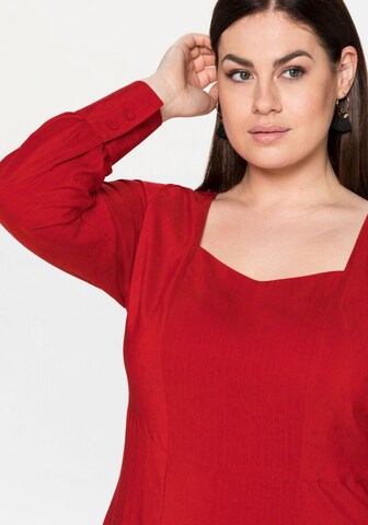 Robe de cocktail SHEEGO en rouge