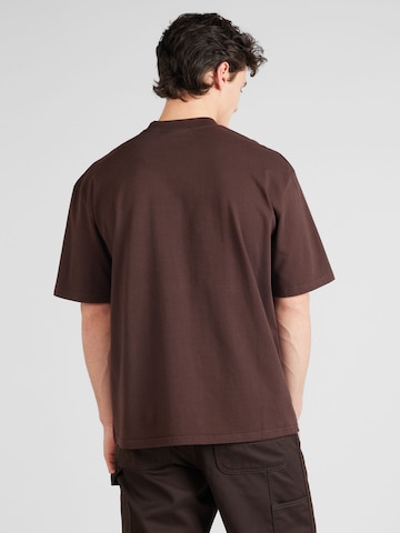 T-Shirt 'MANOR' Pegador en marron
