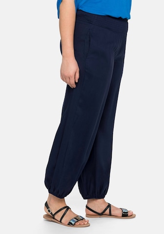 SHEEGO Tapered Trousers in Blue