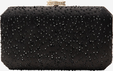 faina Clutch in Black: front