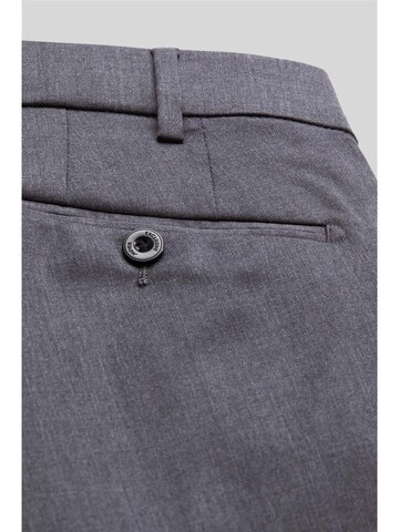 MEYER Slim fit Pleated Pants 'Bonn' in Grey