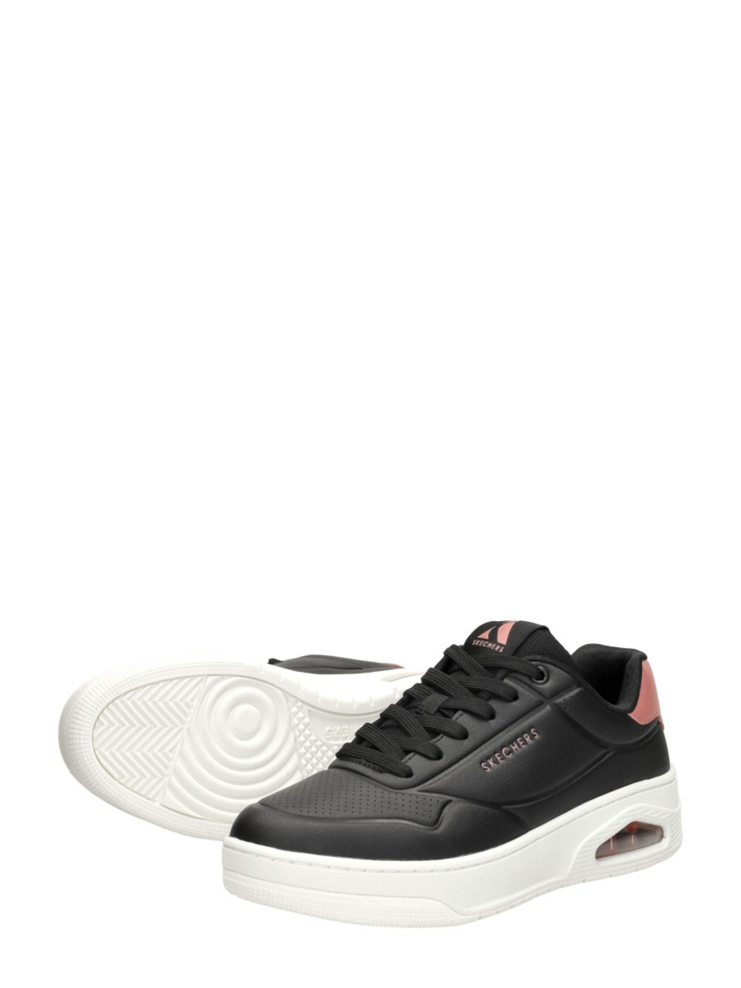 Baskets basses 'Uno Court' SKECHERS en noir