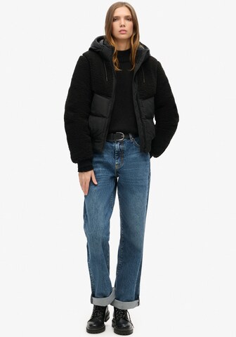 Superdry Winterjas 'Everest' in Zwart