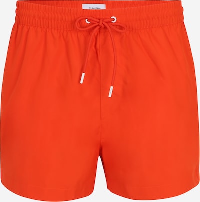 Calvin Klein Swimwear Badeshorts in dunkelorange / weiß, Produktansicht