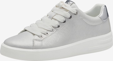 TAMARIS Sneakers laag in Zilver: voorkant