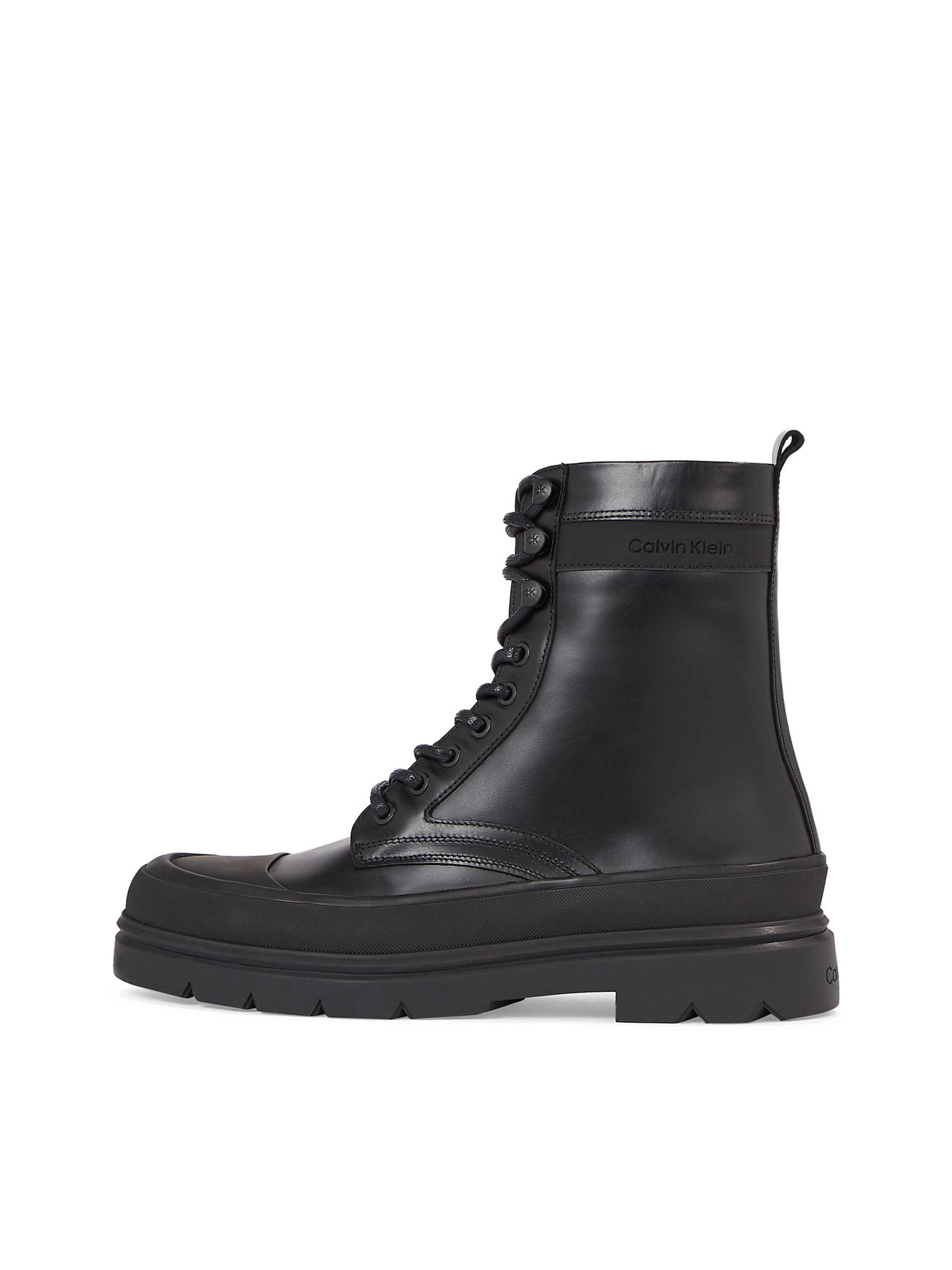 Calvin Klein Veterboots in Zwart ABOUT YOU