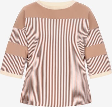 MYMO - Blusa en beige: frente