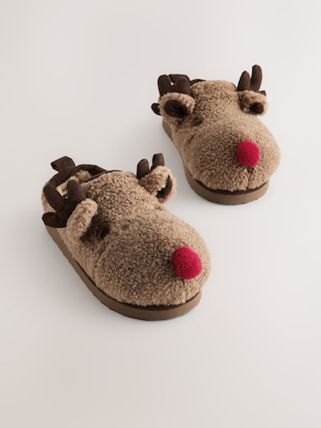 Next Slipper 'Novelty' in Brown