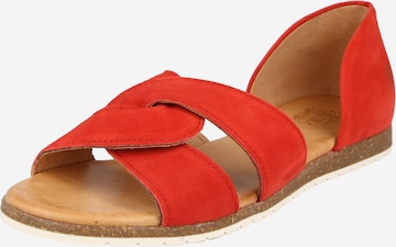 Apple of Eden Sandals in Red: front