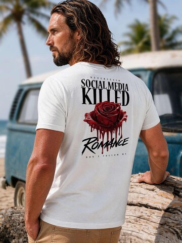 Neverless Shirt 'Romance' in White