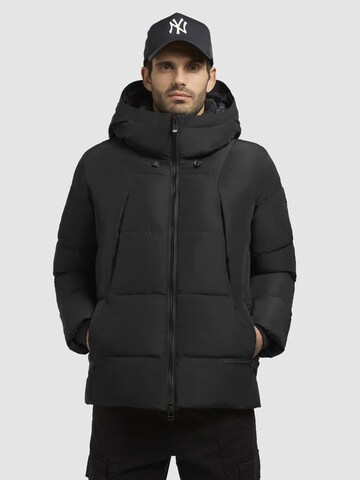 khujo Winterjacke in Schwarz: Vorderseite