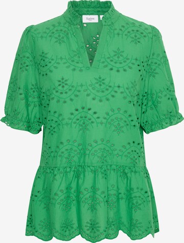 SAINT TROPEZ Blouse 'Geleksa' in Groen: voorkant