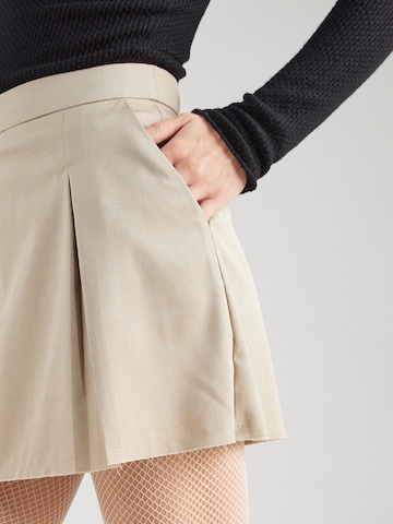 TOPSHOP Skirt in Beige