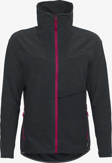 VAUDE Athletic Fleece Jacket 'Yaras' in Grey / Purple, Item view