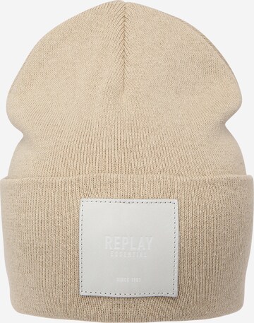 REPLAY Beanie in Beige