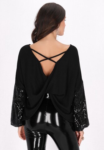 faina - Pullover em preto