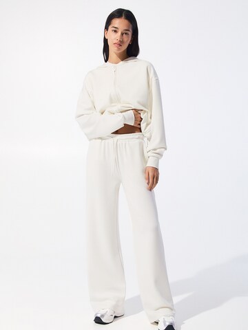 Pull&Bear Wide leg Pants in White