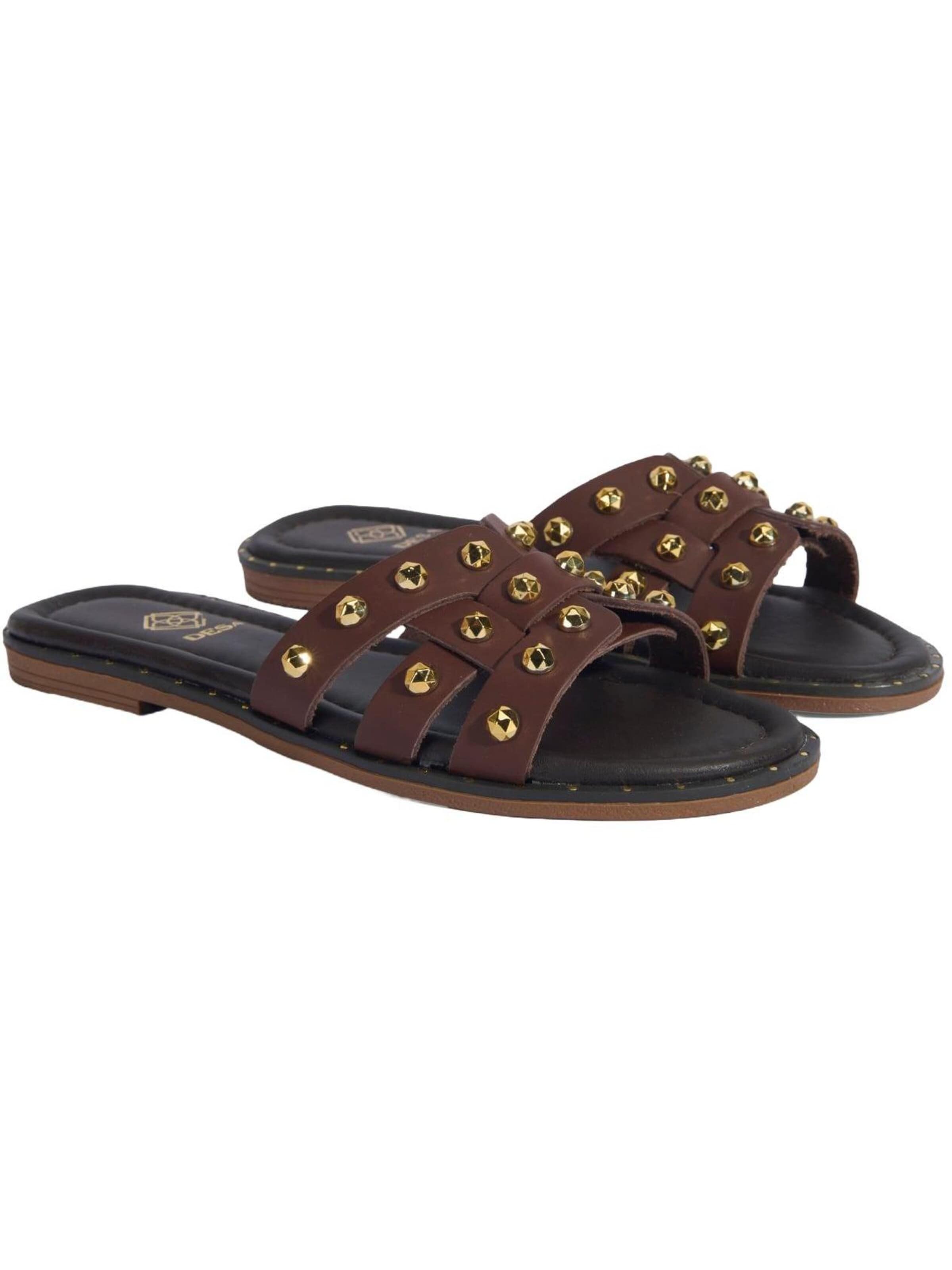 Desa Mule 'Hausschuhe' in Brown: front