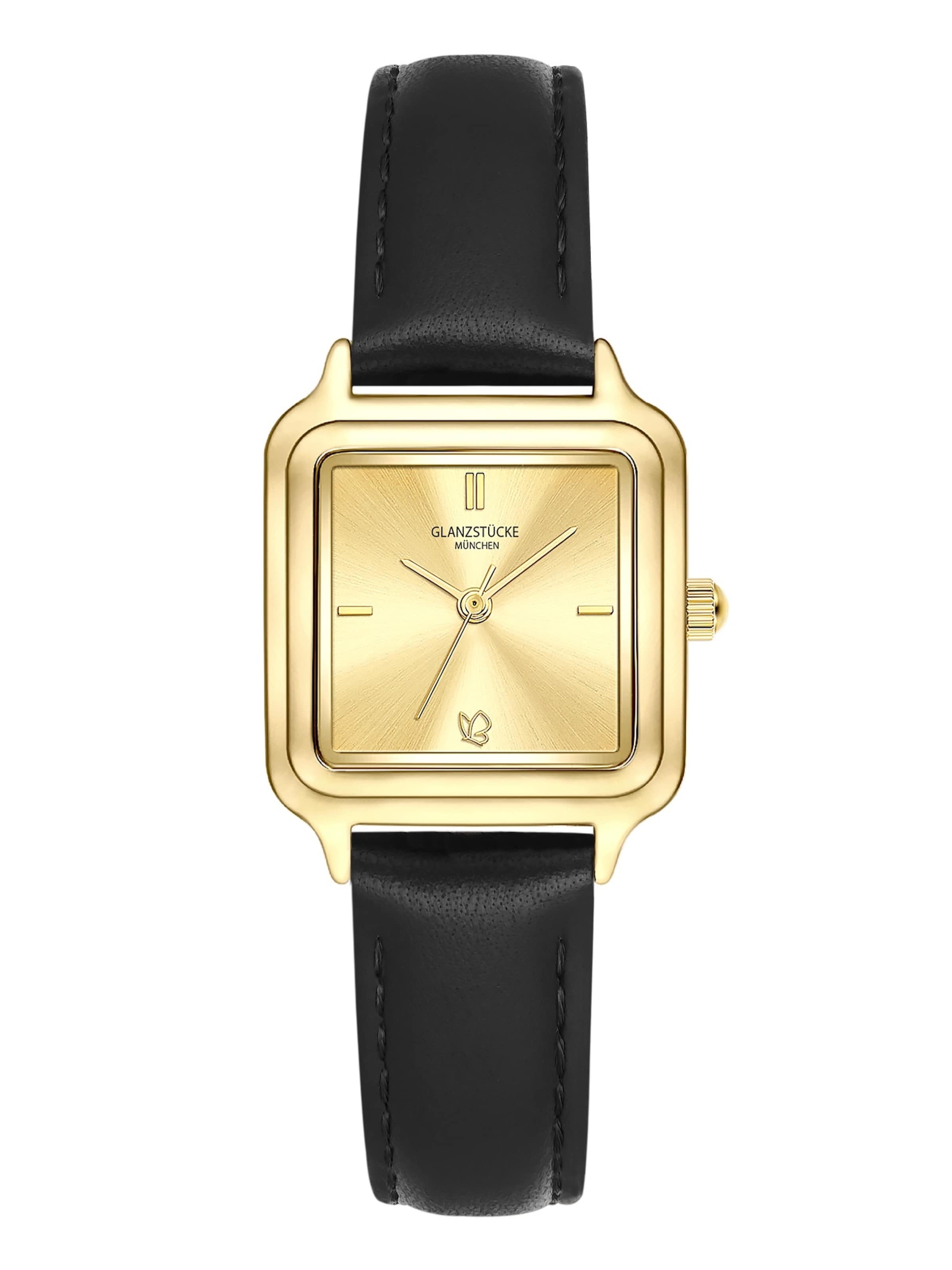 Glanzstücke München - Reloj analógico en oro: frente